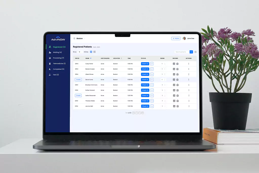Patient Tele-Healthcare Dashboard