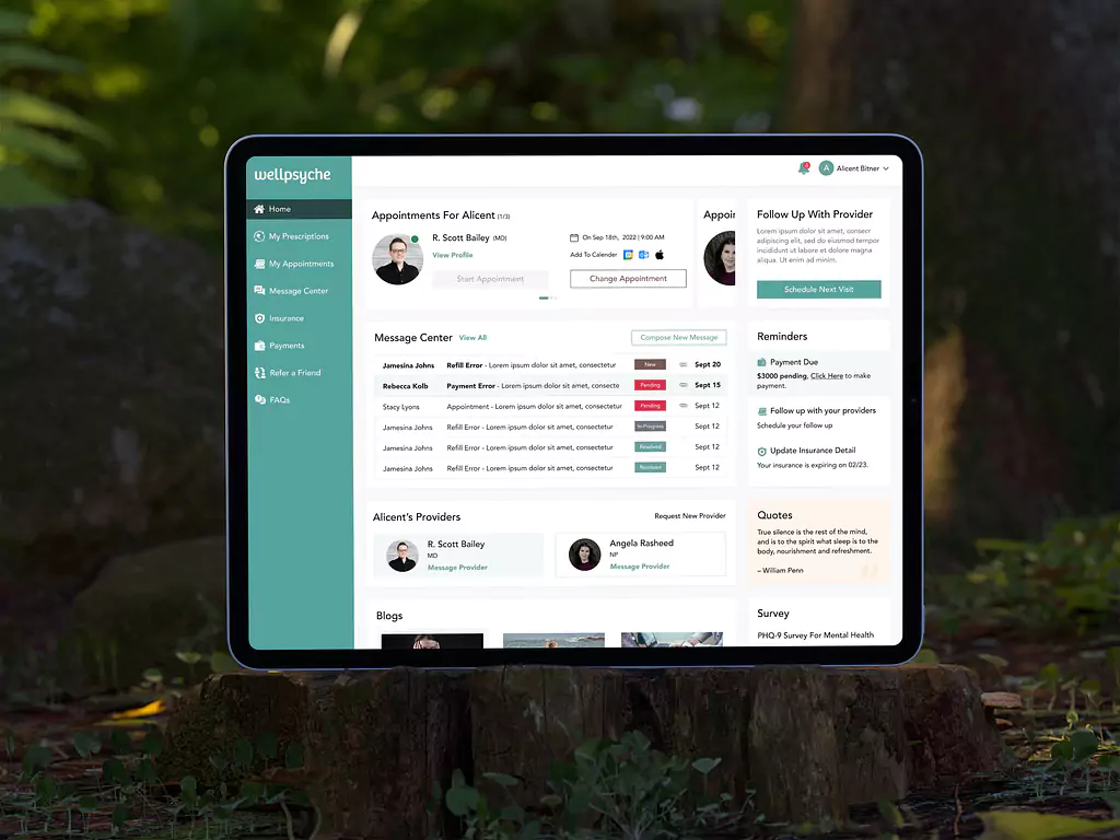 Mental Healthcare Dashboard