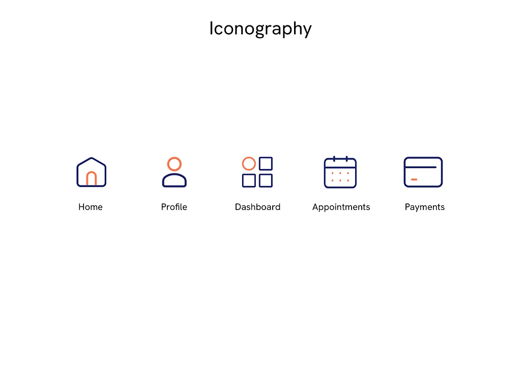 Rimpi Salon CRM iconography