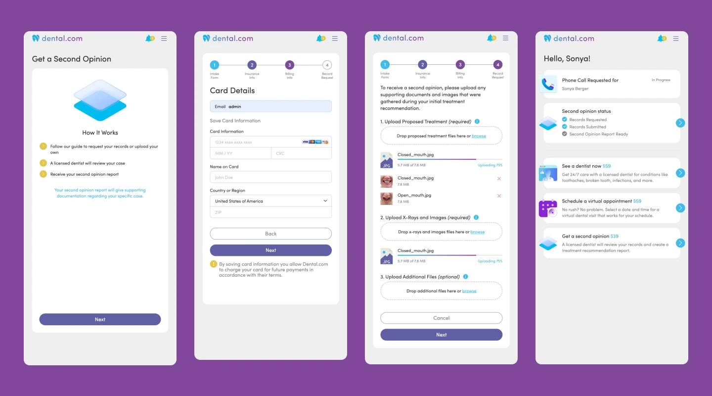 schedule video call dentist