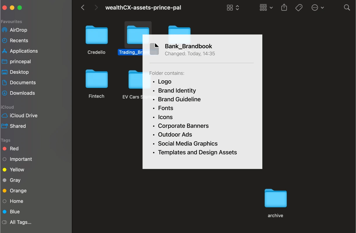 fintech company branding