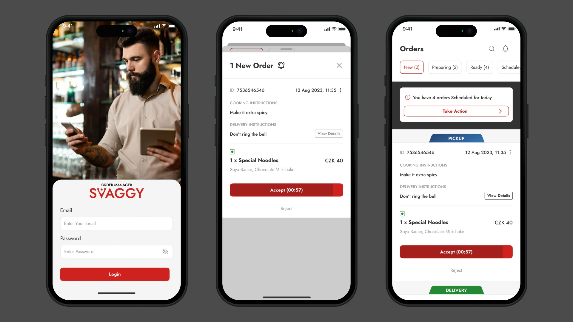 Restaurant Order Management Android Mobile App