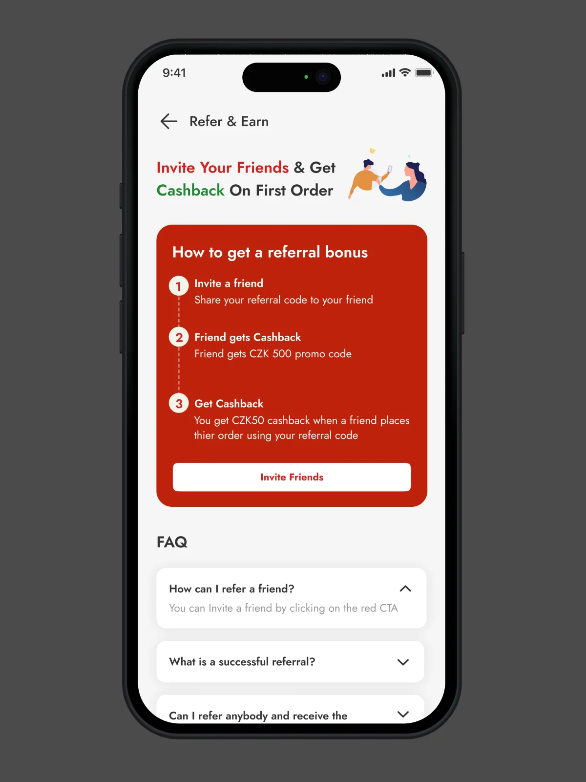 svaggy customer app refer earn