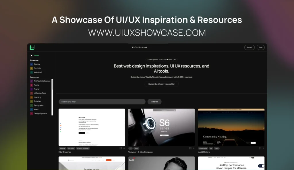 Behind UIUXshowcase.com – Where Design Meets Devotion