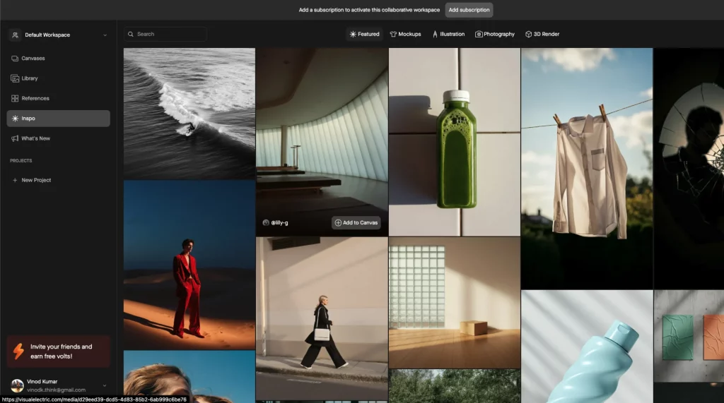 Visual Electric – Image Generation for Actual Creatives