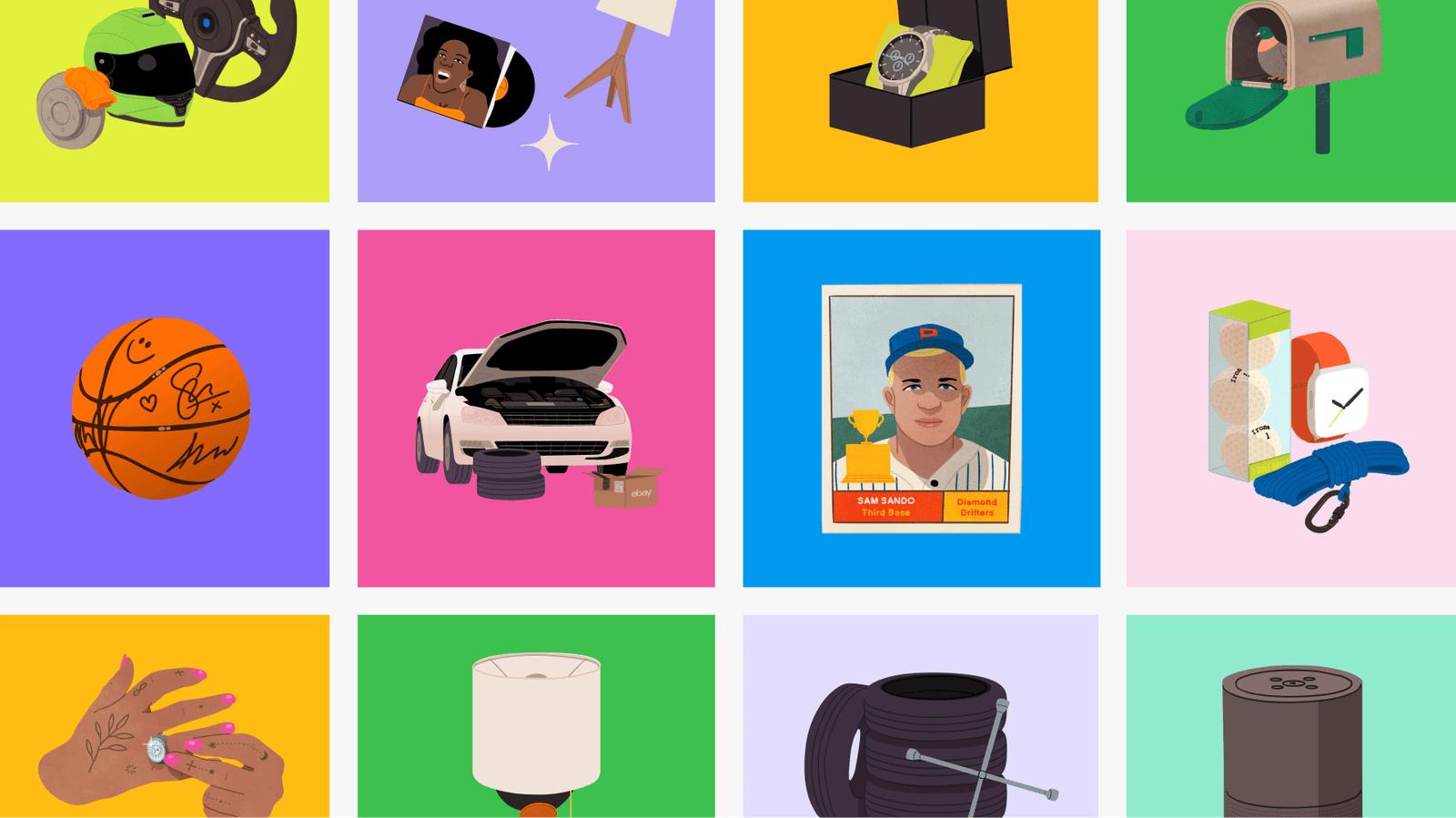 Illustrations to enhance storytelling and create a bridge between product language and lifestyle-focused imagery.